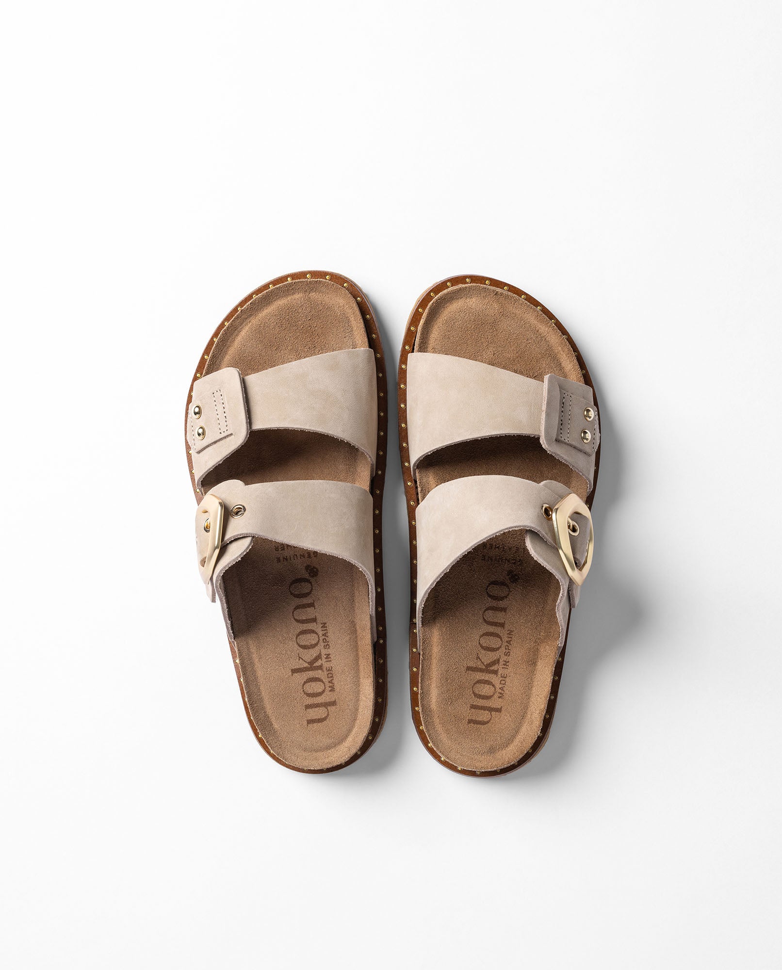 Sandalia plana BOLUS-254 beige