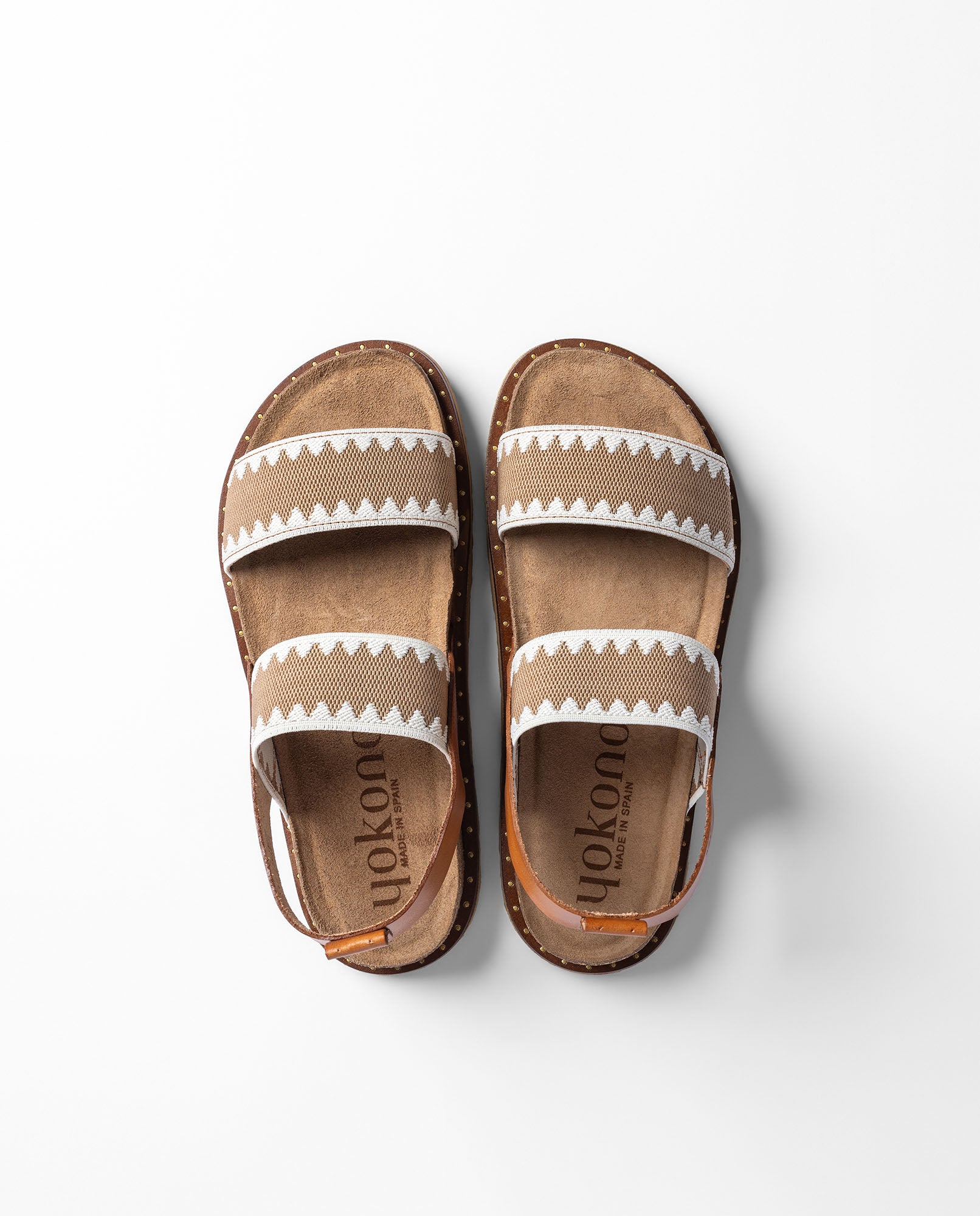 Flat sandal BOLUS-255 brown