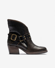 Botín de tacón BRAVA-001 marrón