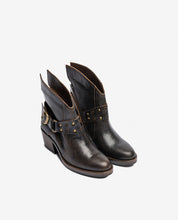 Botín de tacón BRAVA-001 marrón