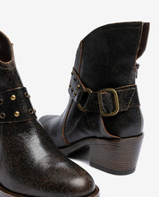 Botín de tacón BRAVA-001 marrón