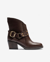 Bottine à talon BRAVA-001 marron