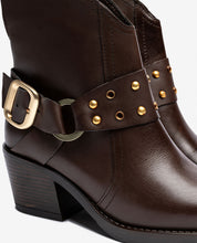 Bottine à talon BRAVA-001 marron