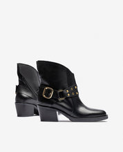 Botín de tacón BRAVA-001 negro