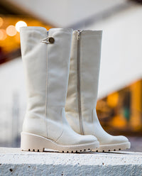 Bota de cuña COLMAR-004 blanco