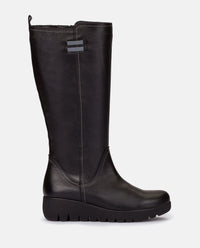 Flache Stiefelette ATENAS-031 schwarz