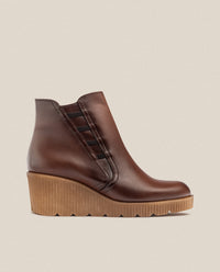 Wedge ankle boot MADONA-006 brown