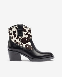 Botín de tacón BRAVA-002 vaca