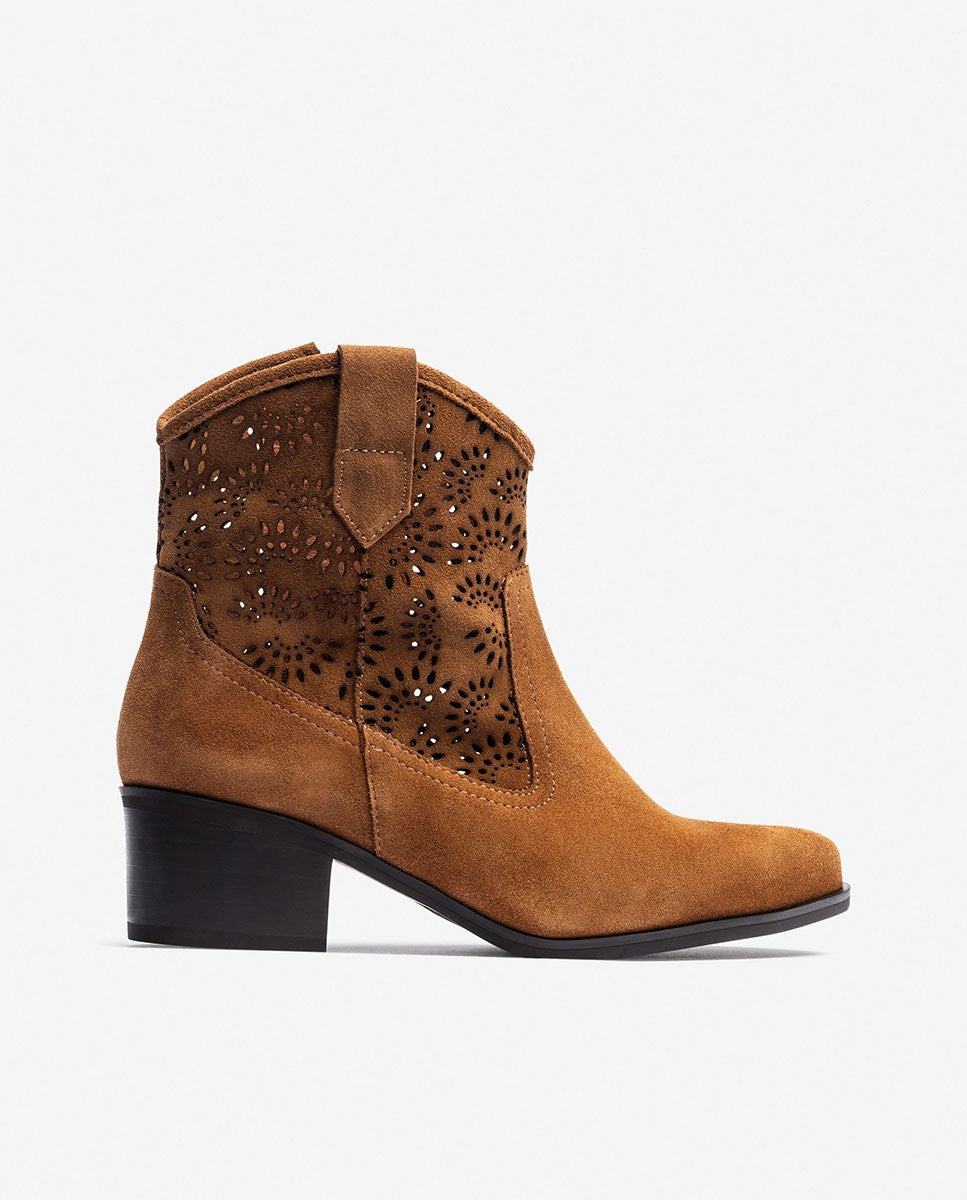 Lalin Boot Heeled ankle boot LAILA-001 brown – Yokono