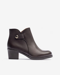 Bottine à talon LILLE-103 marron