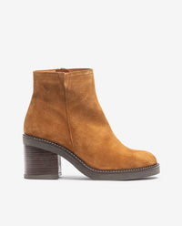 Bottine à talon MIRE-002 marron