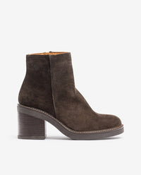 Bottine à talon MIRE-002 marron