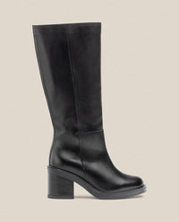 Black mire-003 Boot à talon