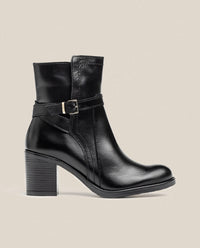 Heeled ankle boot ORNE-001 black