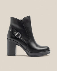 Heeled ankle boot PILSEN-011 black