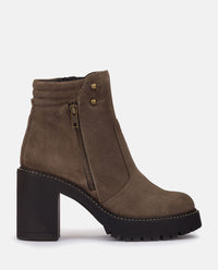 Heeled ankle boot TUNA-002 grey