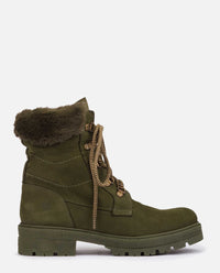 Botín plano BERNA-001 verde