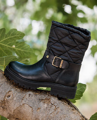 Flat ankle boot BERNA-003 black