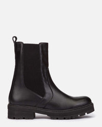 Stivaletti piani BERNA-009 nero