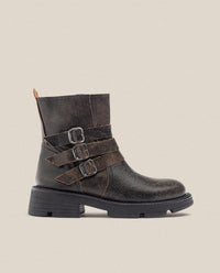 Flat ankle boot ELZE-004 black