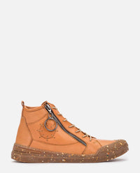 Botín plano London 001 marron