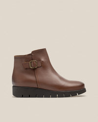 Flat ankle boot MANILA-002 brown