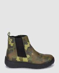 flat ankle boot torino 003 green