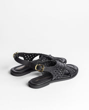 Sandalia plana CRES-252 negro