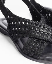 Sandalia plana CRES-252 negro