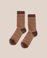 Calcetín Rombo Beige_36344.jpg