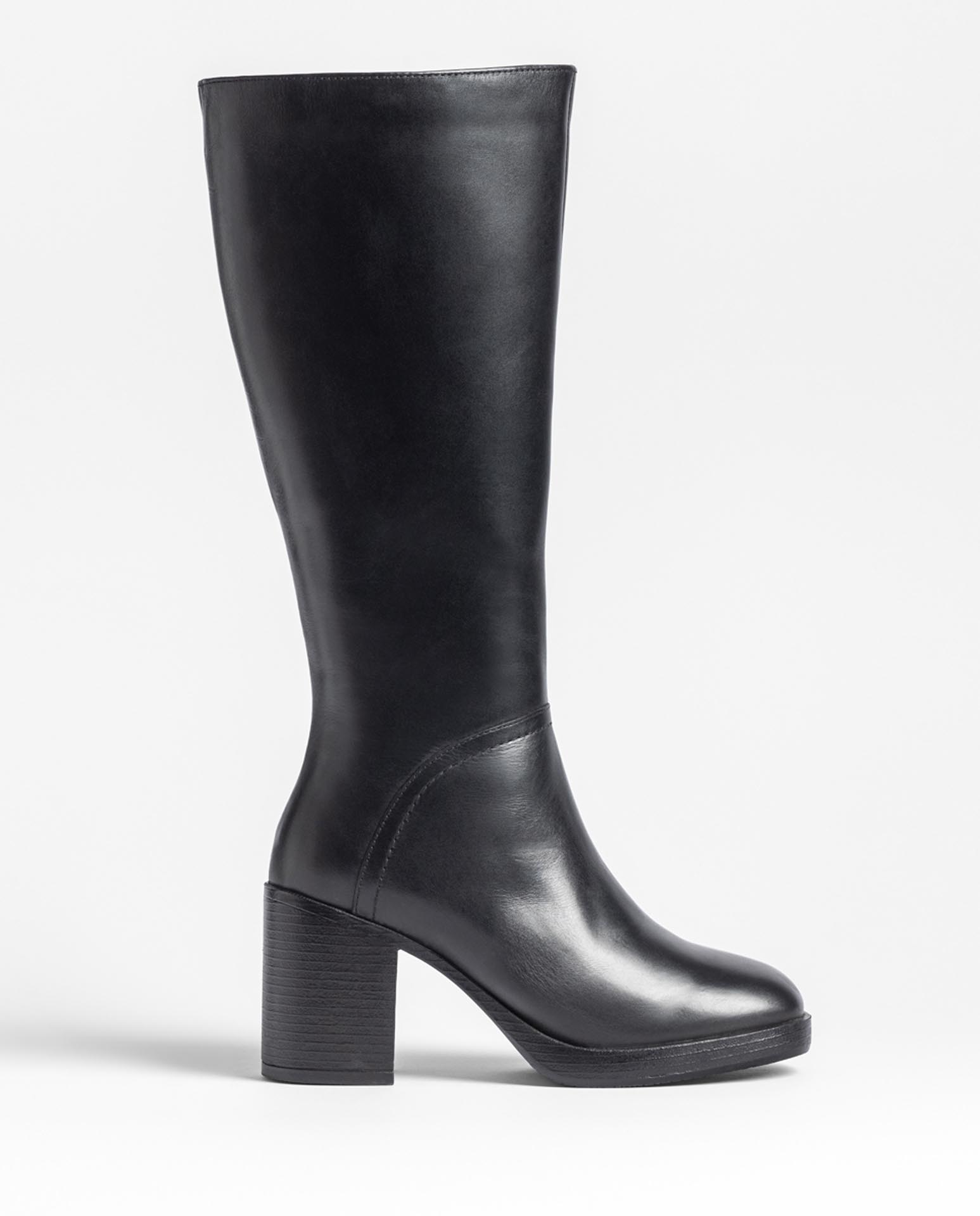Damenstiefel Absatz DEGAS-261 schwarz