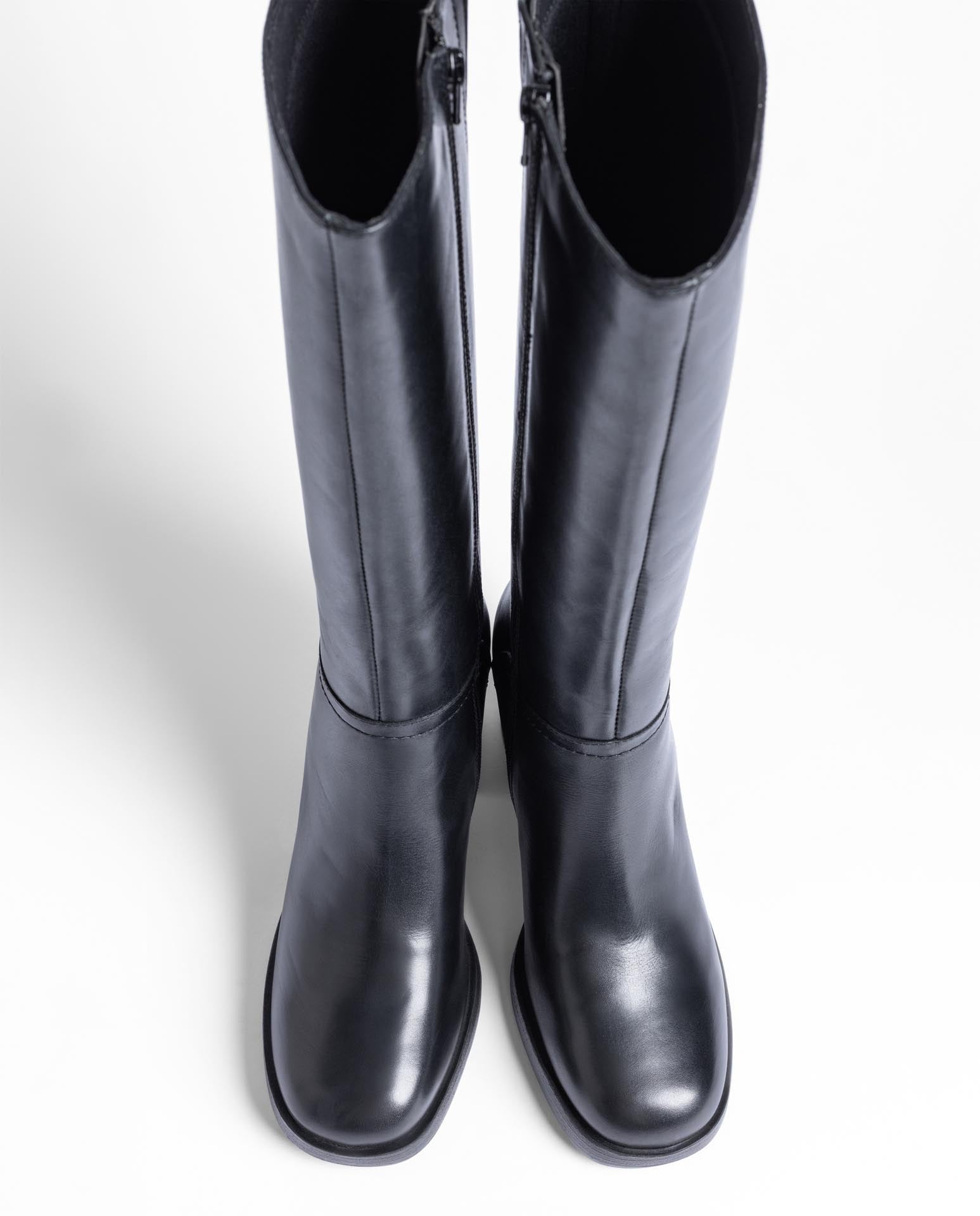 Damenstiefel Absatz DEGAS-261 schwarz