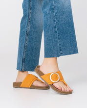 Flache Sandale GRANADA-704 orange