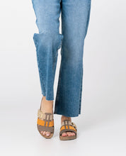 Sandale plate JERBA-137 orange