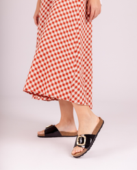 Sandale plate GRANADA-114 noir