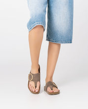 Sandale plate GRANADA-704 marron