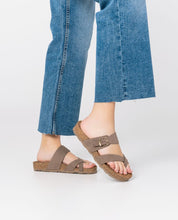 Flache Sandale JERBA-091 braun