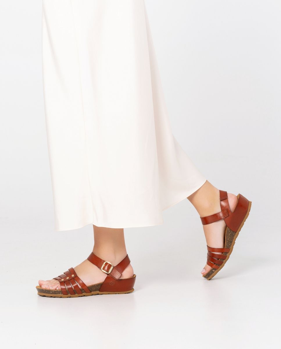 Brown wedge sandals uk best sale