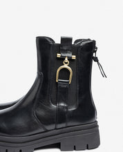 Flat ankle boot LAN-310 black