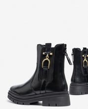 Flat ankle boot LAN-310 black