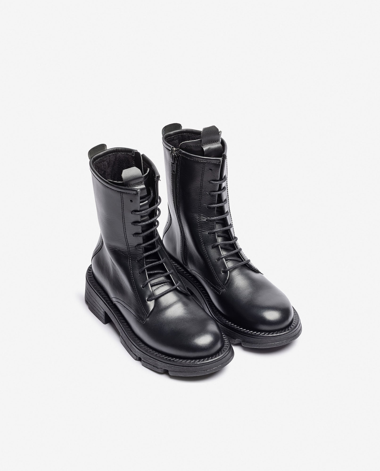 Botín plano ELZE-010 negro