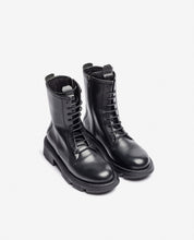 Botín plano ELZE-010 negro