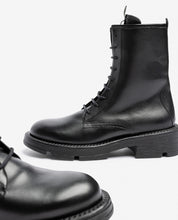 Botín plano ELZE-010 negro