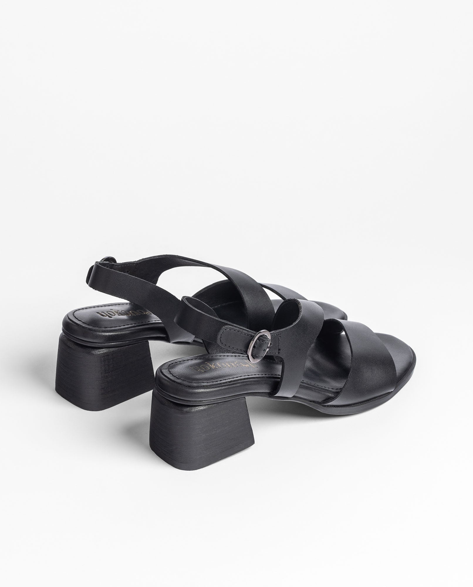 GOLI 252 black heeled sandal