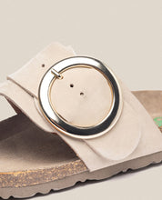 Flache Sandale GRANADA-704 beige