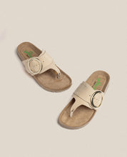 Flache Sandale GRANADA-704 beige