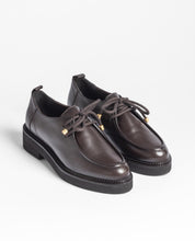 Flacher Schuh GREDOS-262 dunkelbraun