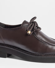 Flacher Schuh GREDOS-262 dunkelbraun