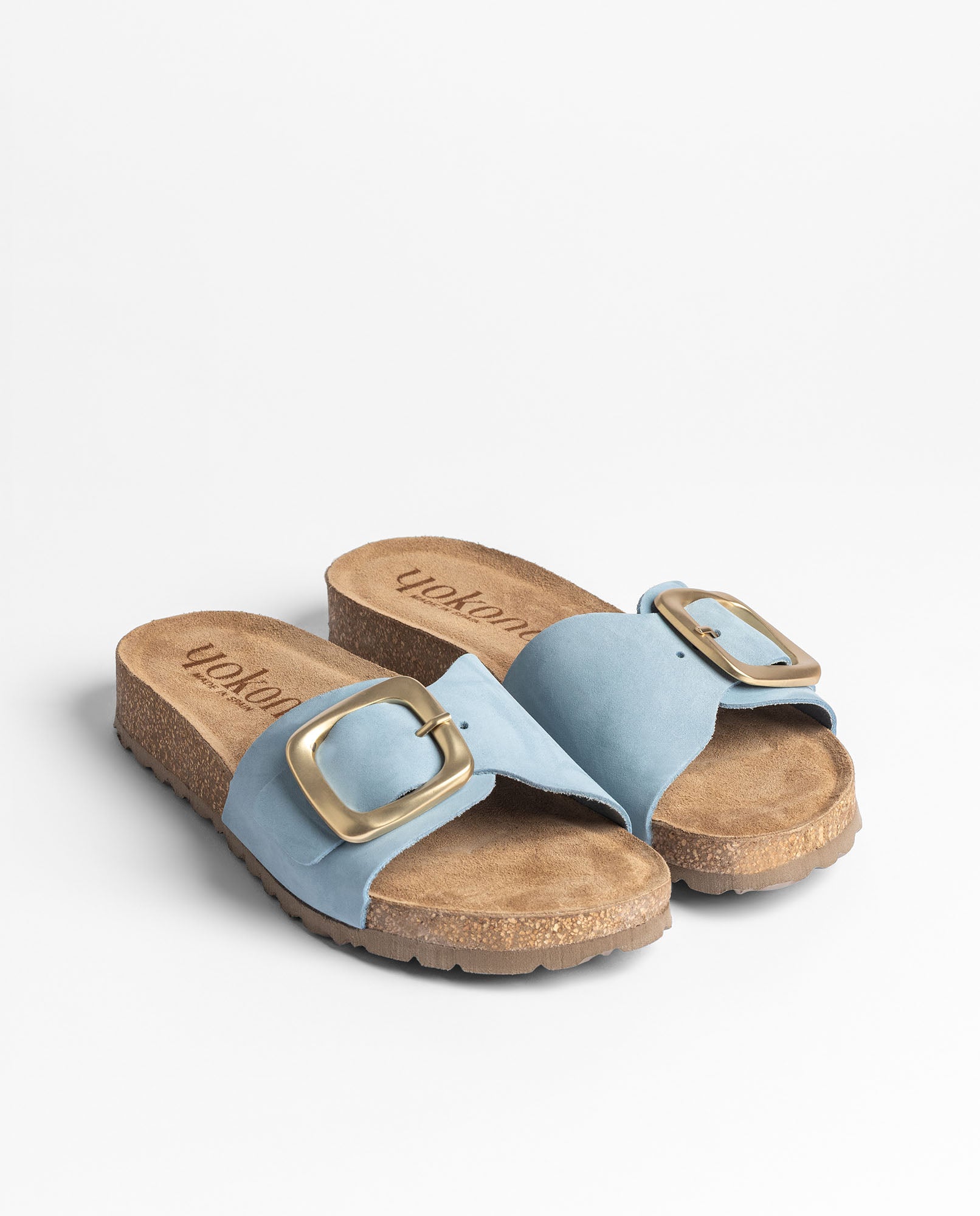 Flache Sandale JERBA-114 blau