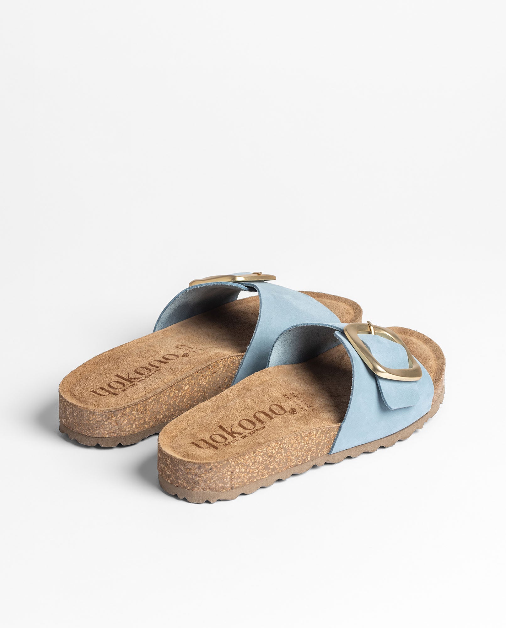 Flache Sandale JERBA-114 blau